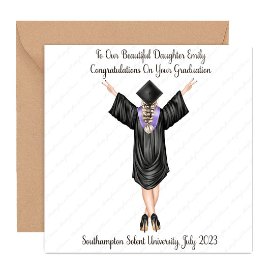 Personalised Graduation Congratulations Card Class of 2023