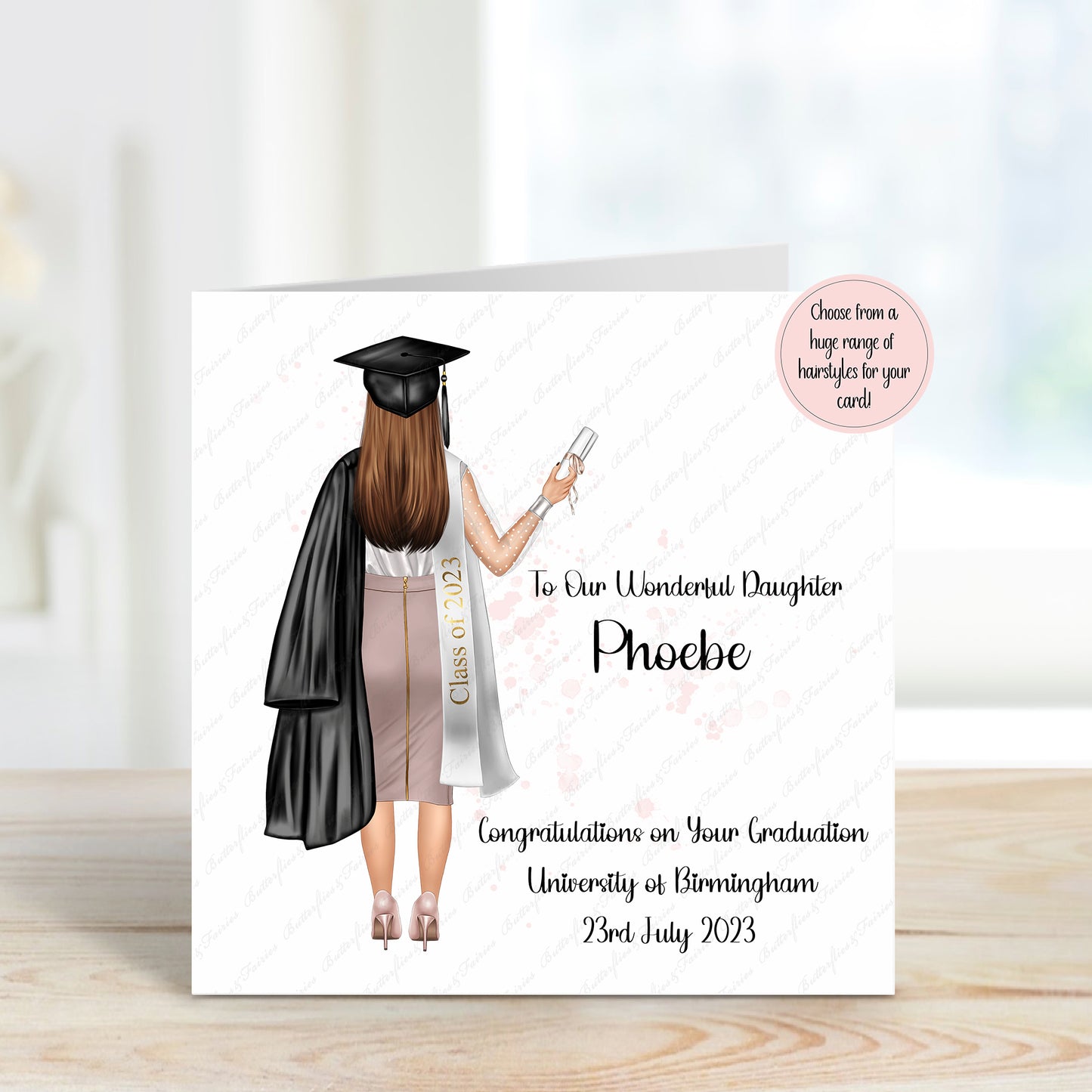 Personalised Graduation Congratulations Card Class of 2023