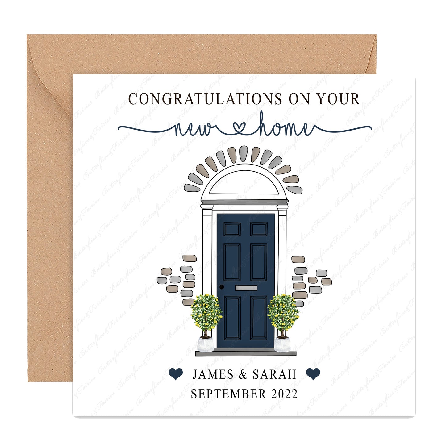 Personalised Good Luck in Your New Home Card