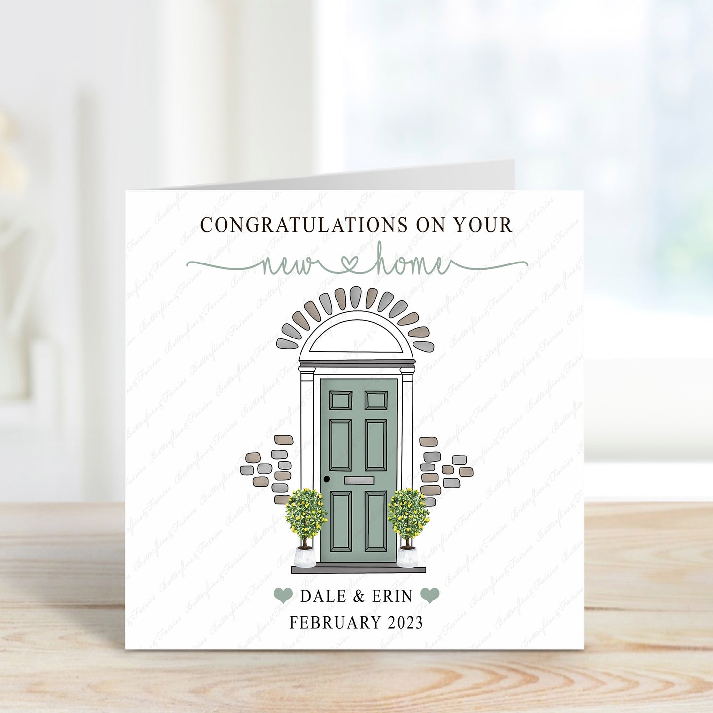 Personalised Good Luck in Your New Home Card
