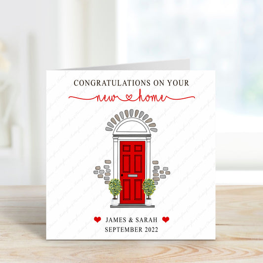 Personalised Good Luck in Your New Home Card