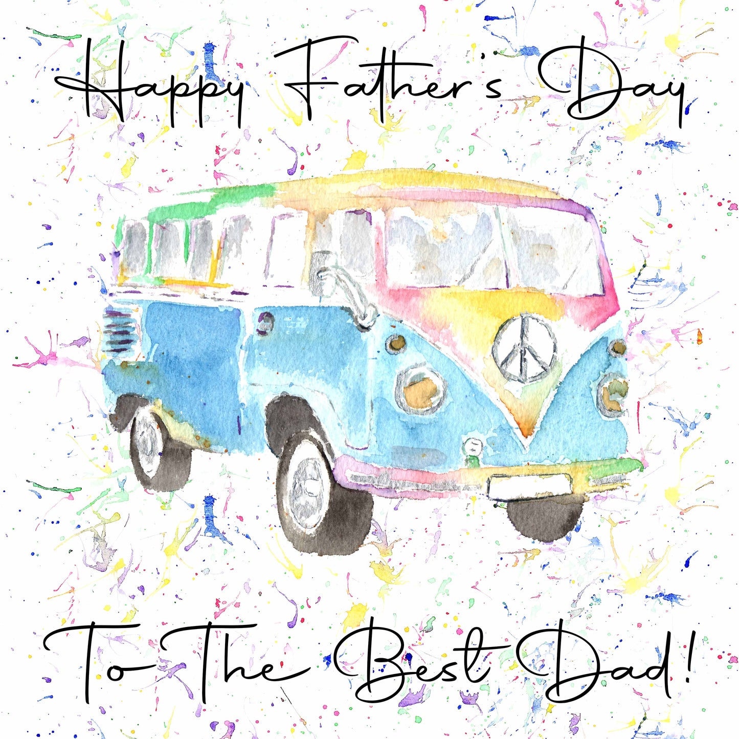 Personalised Camper Van Father's Day Card