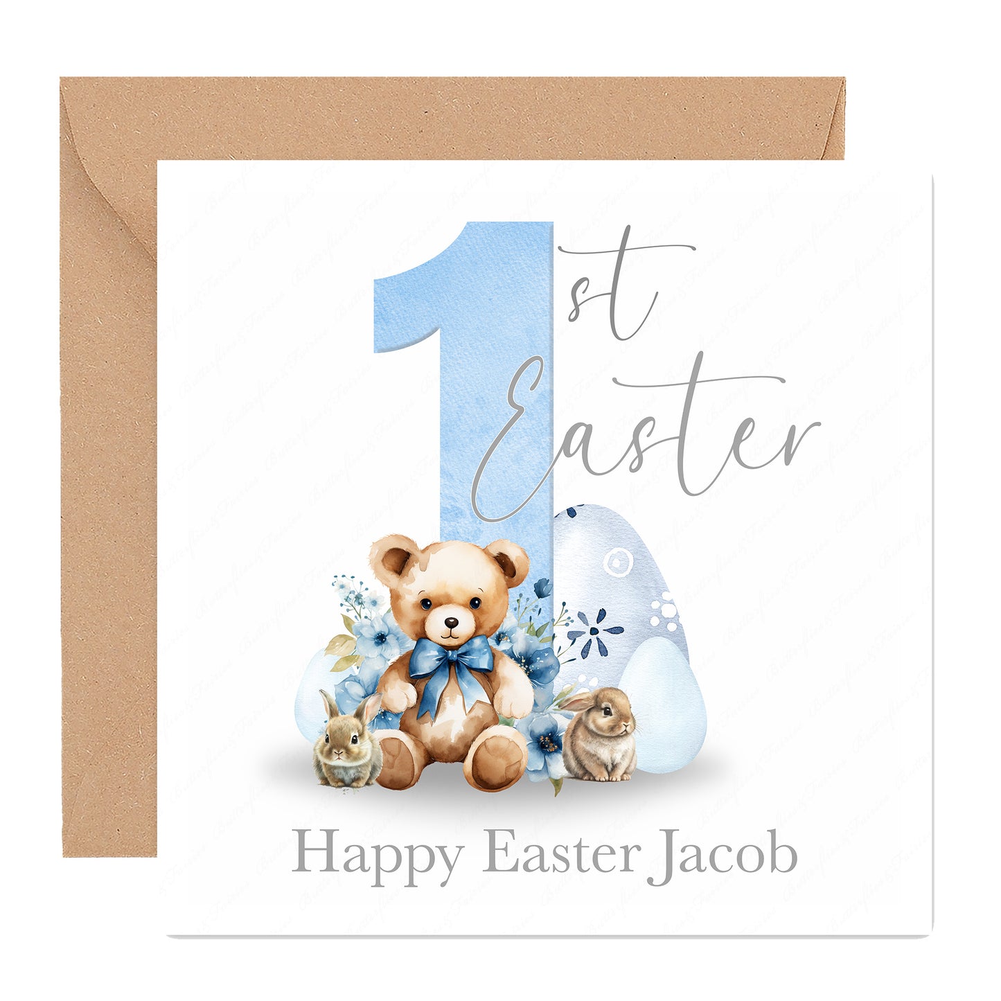 Personalised 1st Easter Card