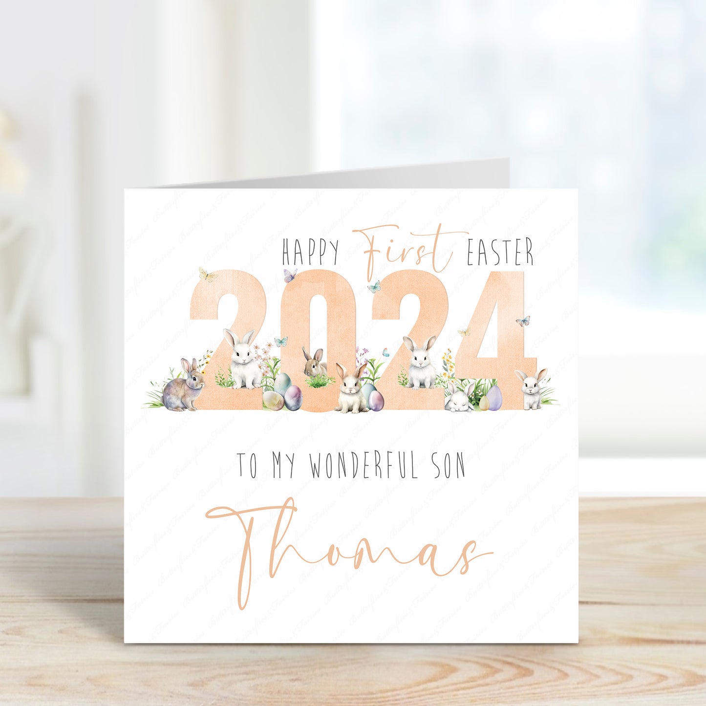 Personalised 1st Easter Card