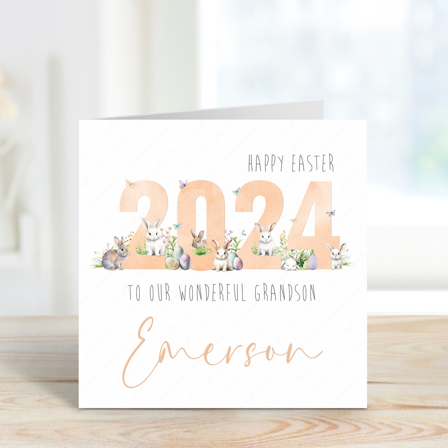 Personalised 2024 Easter Card