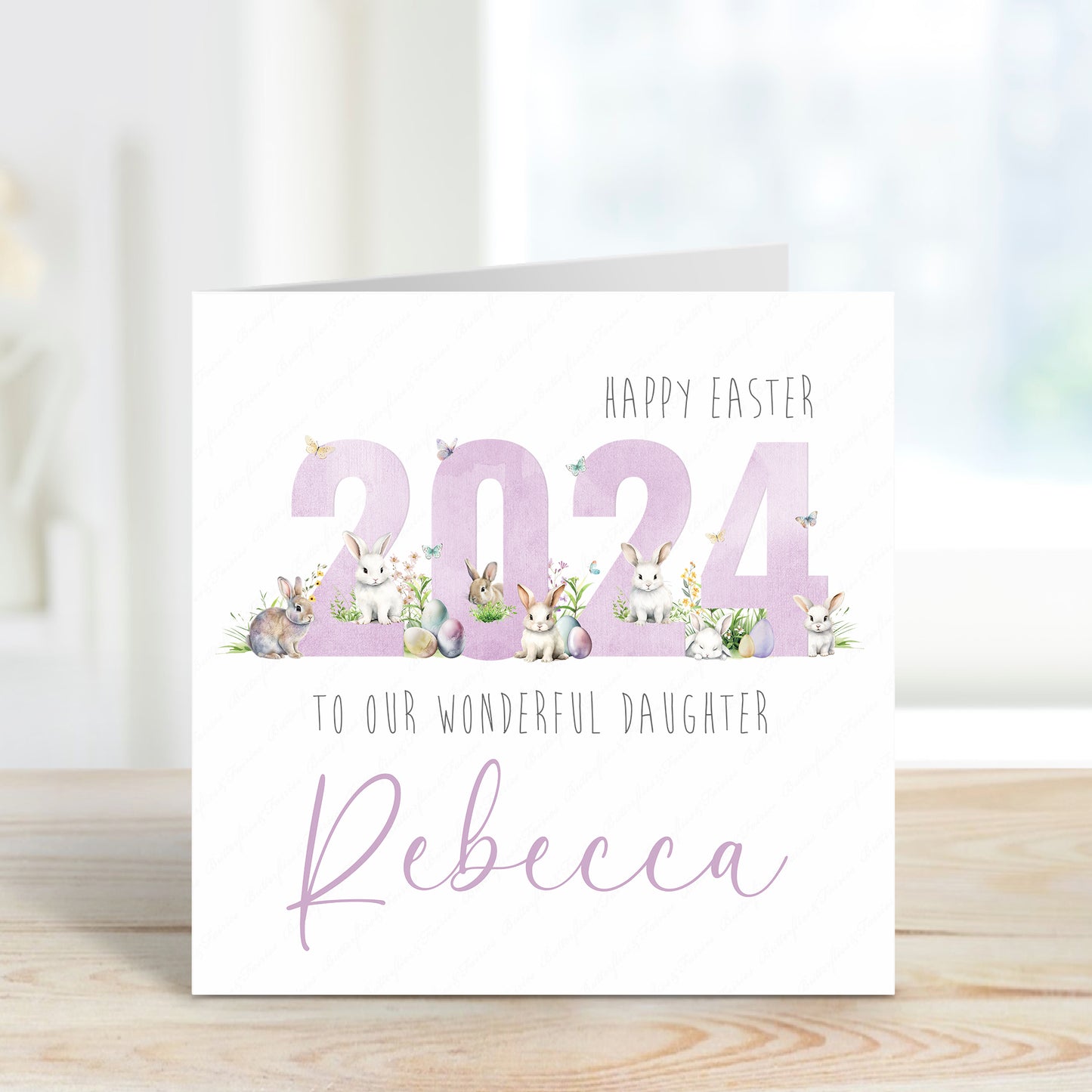 Personalised 2024 Easter Card