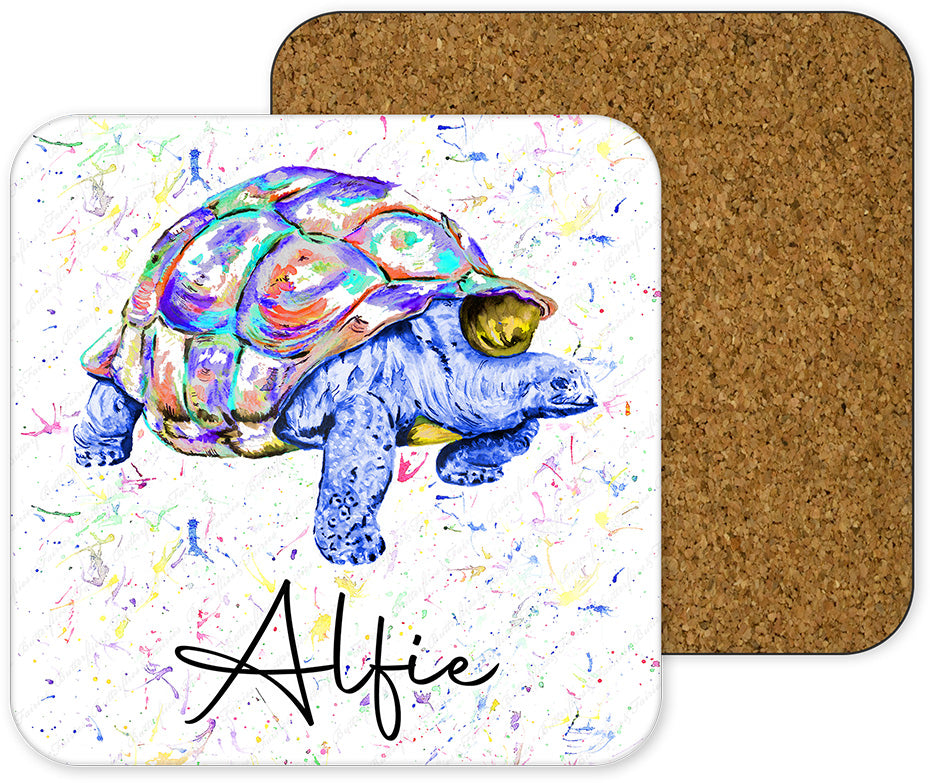 Personalised Tortoise Mug and Coaster Set