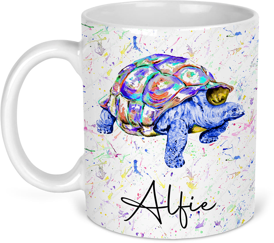 Personalised Tortoise Mug and Coaster Set