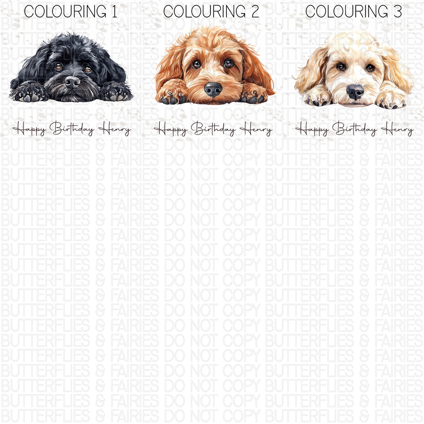 Personalised Cavapoo Birthday Card – Cute Dog Lover Card