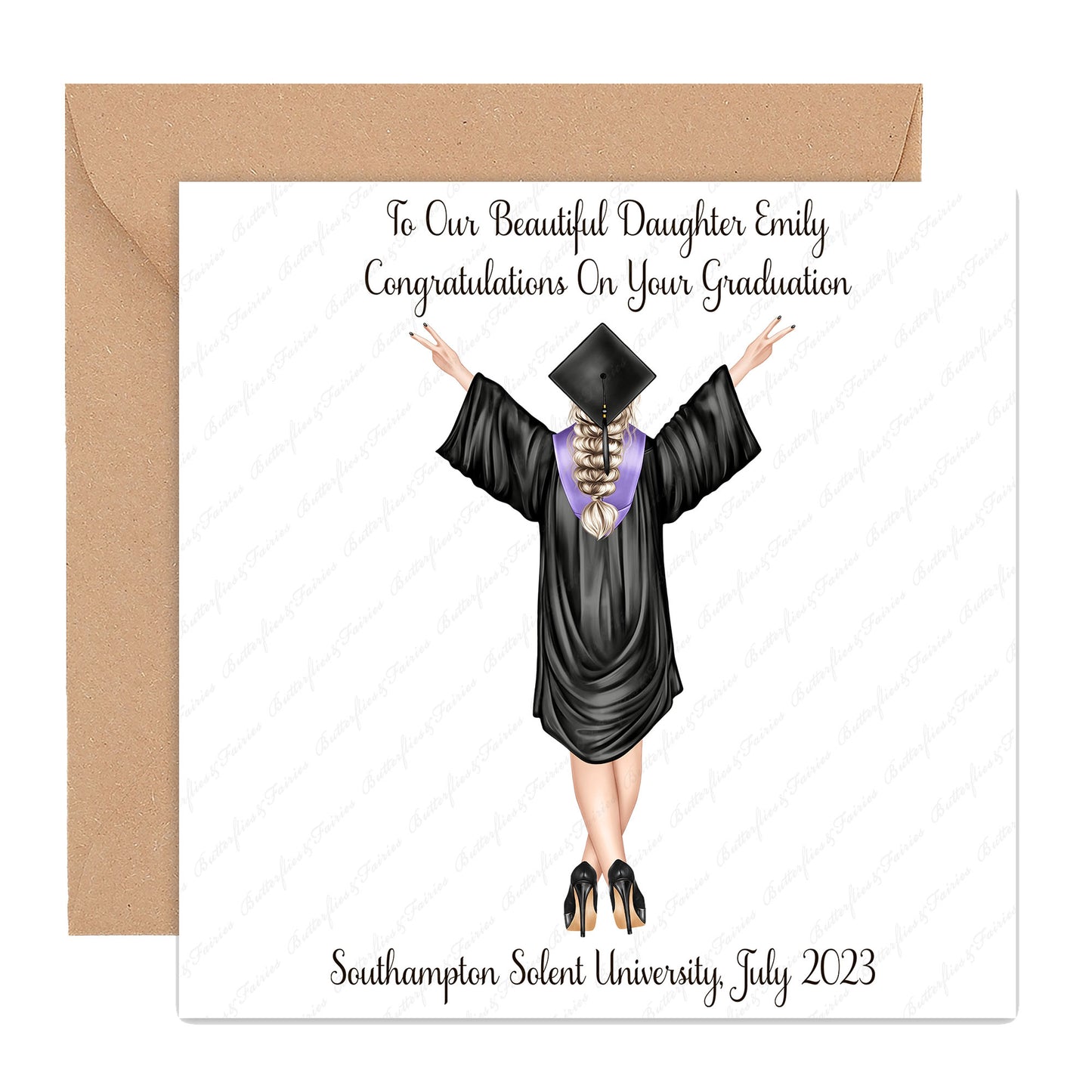 Personalised Graduation Congratulations Card Class of 2023