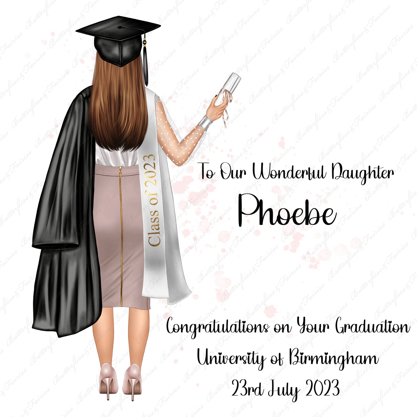 Personalised Graduation Congratulations Card Class of 2023