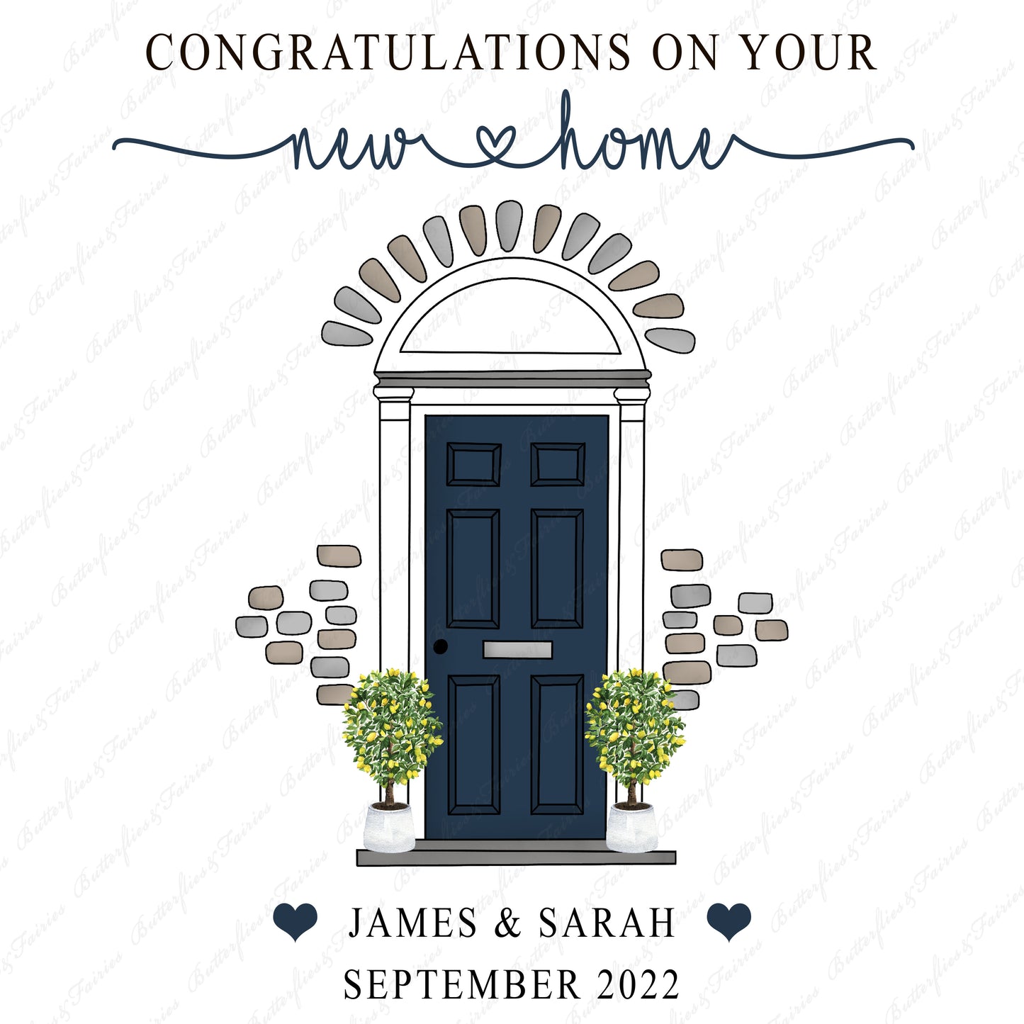 Personalised Good Luck in Your New Home Card