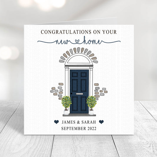 Personalised Good Luck in Your New Home Card