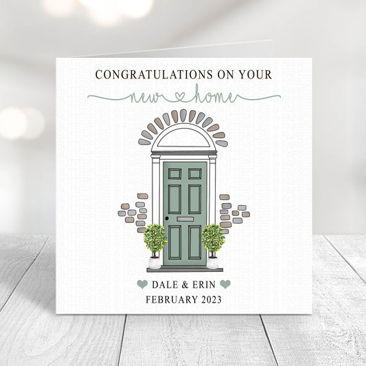 Personalised Good Luck in Your New Home Card