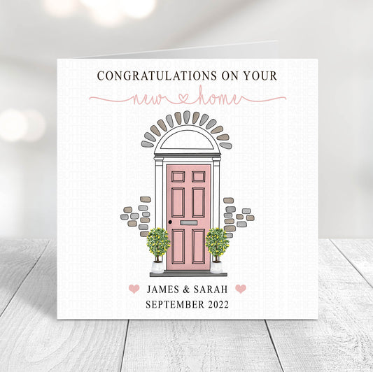 Personalised Good Luck in Your New Home Card