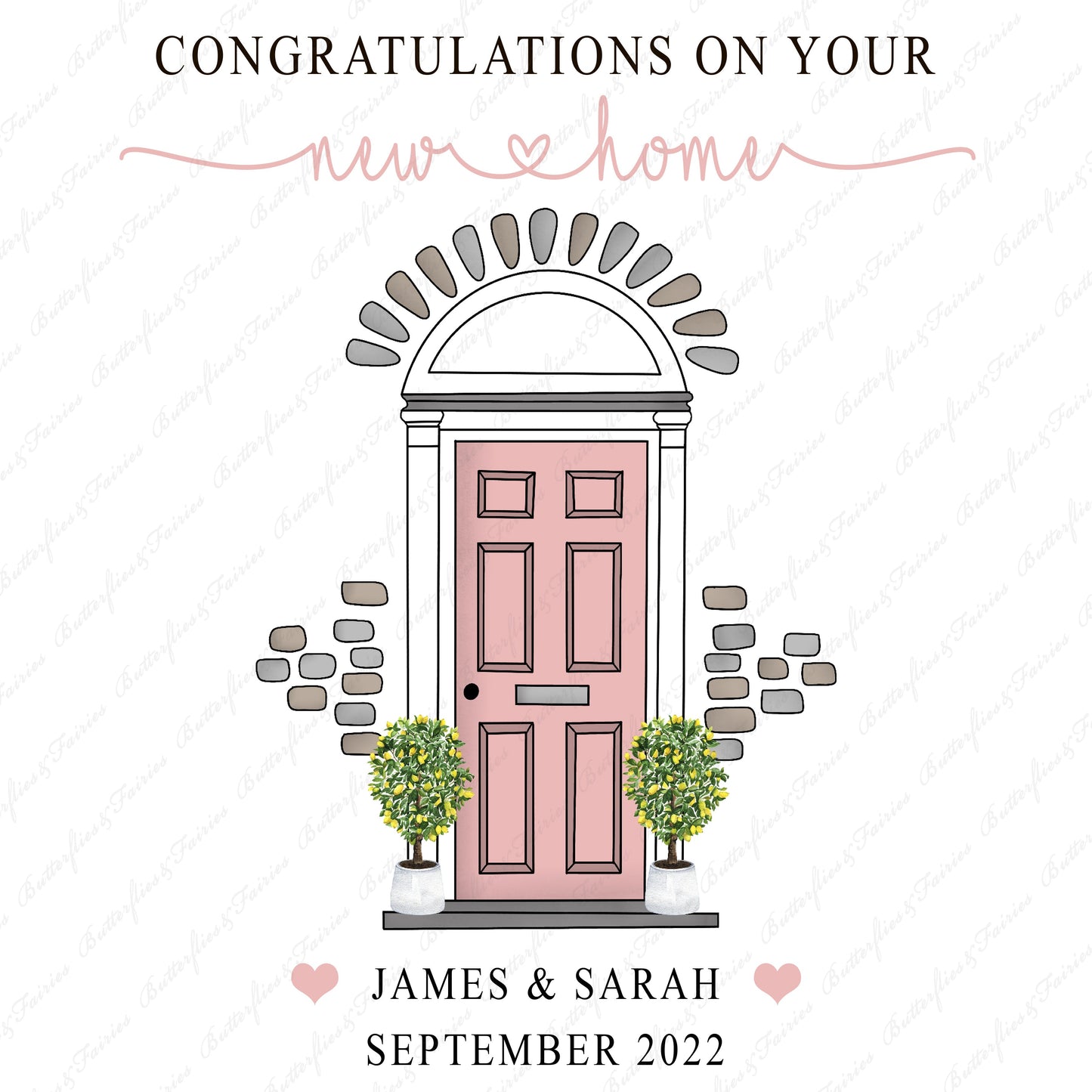 Personalised Good Luck in Your New Home Card