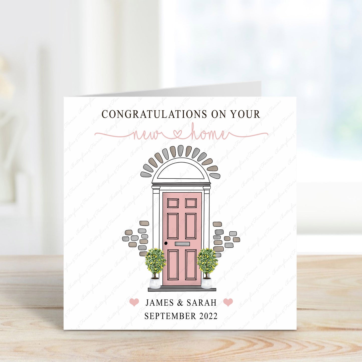 Personalised Good Luck in Your New Home Card