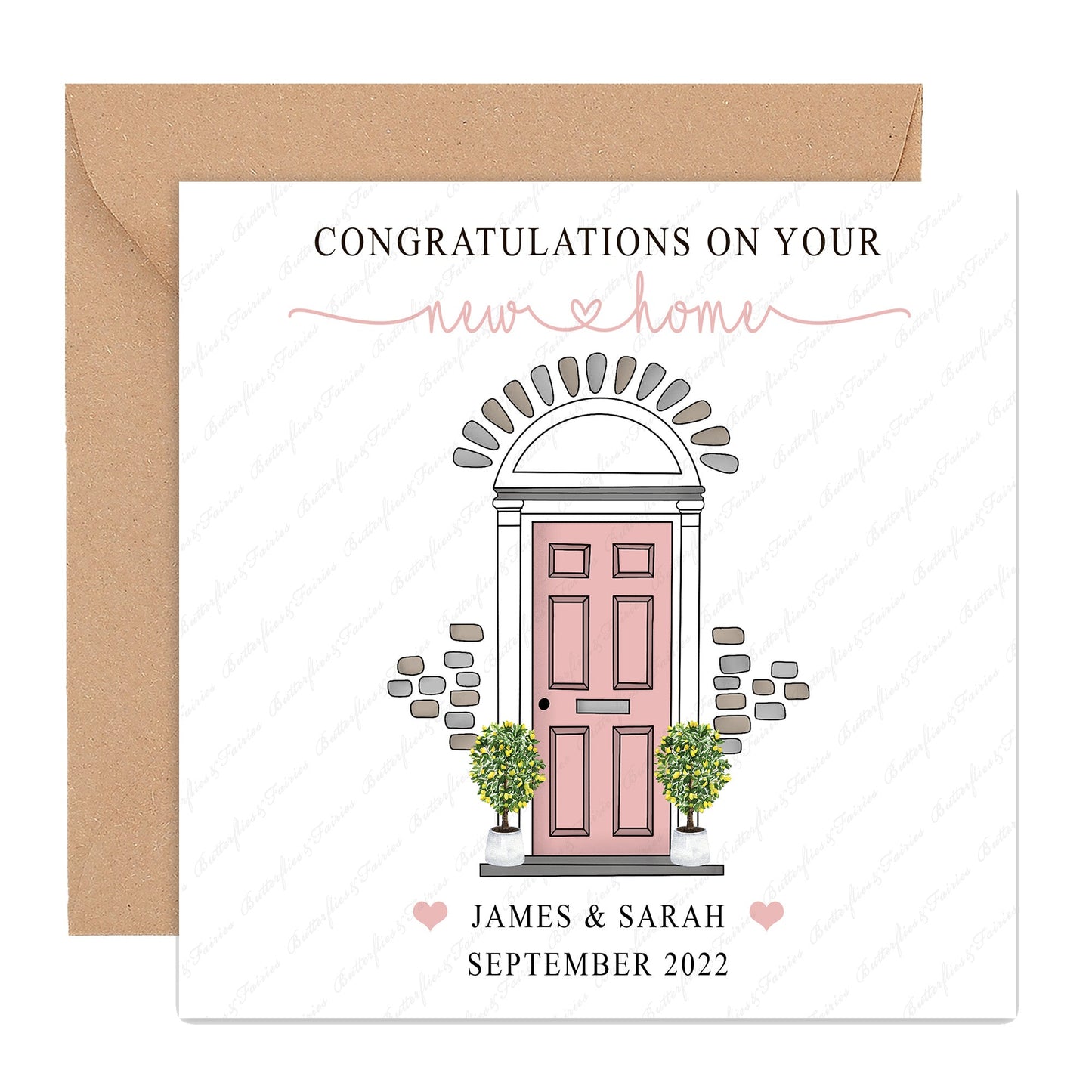 Personalised Good Luck in Your New Home Card