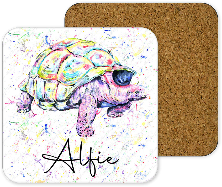 Personalised Tortoise Mug and Coaster Set