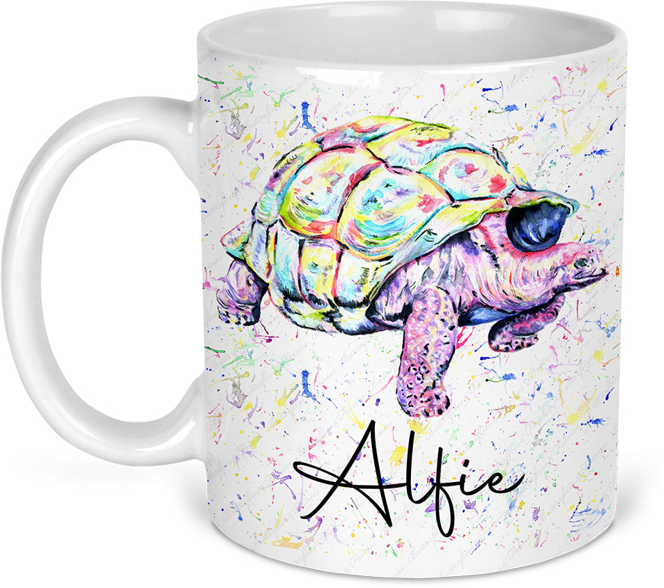 Personalised Tortoise Mug and Coaster Set